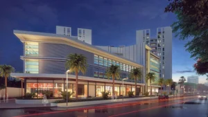 Yashada Reality image of the streat view of the tower